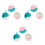 9Pcs Mesh Bath Balls Assorted Color Shower Ball Soft Exfoliating Bath 4