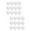 24Pcs Portable Fake Bird Eggs Smooth Solid Plastic Egg Props White 7