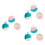 9Pcs Mesh Bath Balls Assorted Color Shower Ball Soft Exfoliating Bath 7