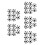 40Pcs Alloy Valve Caps for Car Tire Stems Durable Multi- 7
