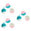 9Pcs Mesh Bath Balls Assorted Color Shower Ball Soft Exfoliating Bath 8