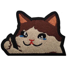 Cat Embroidery Patch You are Great Badge Encourage, DIY Bag Sticker for Clothing Backpack,A