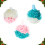 9Pcs Mesh Bath Balls Assorted Color Shower Ball Soft Exfoliating Bath 11