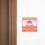 Stickers Removable Adhesive Window Warning Decals 4