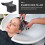 Comfortable Black Rubber Neck Rest Pillow for Shampoo Bowls 6