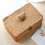 Handmade Khaki Straw Woven Storage Box Lid Bear Design Car Bin 4