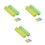 6Pcs Aaa to Aa Battery Converter, Tough PP Material, Assorted Colors 2