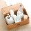 Handmade Khaki Straw Woven Storage Box Lid Bear Design Car Bin 5