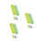 6Pcs Aaa to Aa Battery Converter, Tough PP Material, Assorted Colors 5