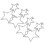 10Pairs Silver Star Drop Earrings Lightweight Hollow Dangle Accessory 2