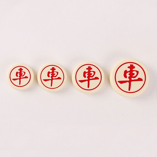 2Pcs Durable Resin 3D Chinese Chess Educational Travel Game 2