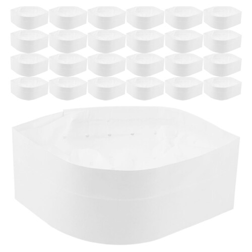 150Pièces Couvre-Chefs Jetables En Papier Pour 2