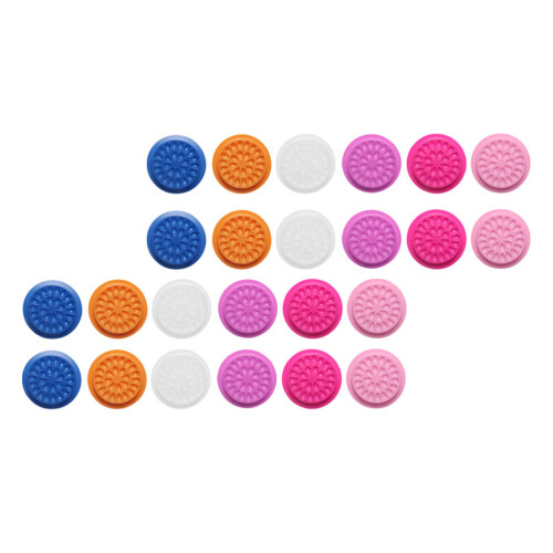 180Pcs Assorted Color Eyelash Glue Pallets PVC Lash Holder Makeup Tool 2