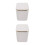 2Pcs White Plastic Desktop Trash Can for Home and Office 10