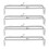 8 Pcs Square Purse Clasp Lock Frame For DIY Sewing Clutch Making 2