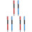 3Pcs Capacitive Pen Stylus Blue Red Soft Nib Accurate Writing Drawing 3