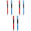 3Pcs Capacitive Pen Stylus Blue Red Soft Nib Accurate Writing Drawing 4