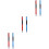 3Pcs Capacitive Pen Stylus Blue Red Soft Nib Accurate Writing Drawing 6