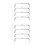 8 Pcs Square Purse Clasp Lock Frame For DIY Sewing Clutch Making 7