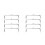 8 Pcs Square Purse Clasp Lock Frame For DIY Sewing Clutch Making 8