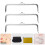 8 Pcs Square Purse Clasp Lock Frame For DIY Sewing Clutch Making 10
