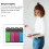 2Pcs Assorted Color Transparent Pet Highlighter Tape for School Use 5
