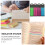 2Pcs Assorted Color Transparent Pet Highlighter Tape for School Use 7
