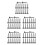 1000Pcs Black Round Upholstery Thumbtacks Heavy Duty for Decor 5