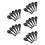 25Pcs Japanese Style Assorted Color Ceramic Soup Spoons for Dinner 6