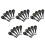 25Pcs Japanese Style Assorted Color Ceramic Soup Spoons for Dinner 7