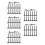 1000Pcs Black Round Upholstery Thumbtacks Heavy Duty for Decor 8