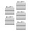 1000Pcs Black Round Upholstery Thumbtacks Heavy Duty for Decor 9