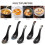 25Pcs Japanese Style Assorted Color Ceramic Soup Spoons for Dinner 9