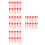4000Pcs Red Plastic Fire Extinguisher Pull Pins Tamper Security Seals 5