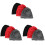 9Pcs Simple Turbans for Sleeping Sweat Absorbent Assorted Color Covers 3