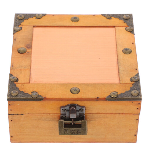 3Pcs Multi Wooden Keepsake Box Vintage Lockable Storage Container 1