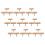60Pcs ABS Iron Drawer Universal Leg Sliders 2