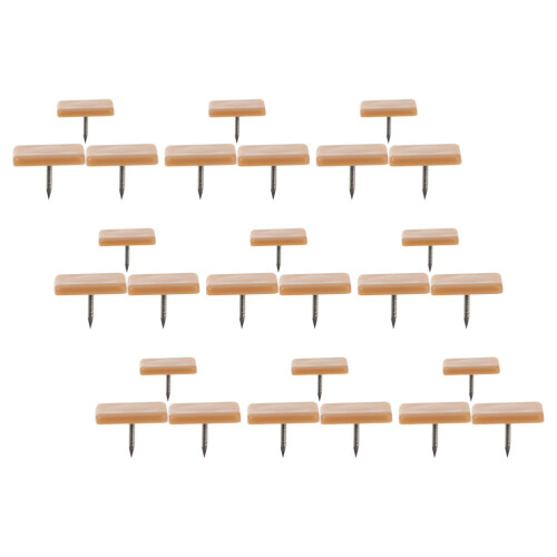 60Pcs ABS Iron Drawer Universal Leg Sliders 1