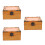 3Pcs Multi Wooden Keepsake Box Vintage Lockable Storage Container 5