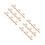 60Pcs ABS Iron Drawer Universal Leg Sliders 5