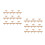 60Pcs ABS Iron Drawer Universal Leg Sliders 7