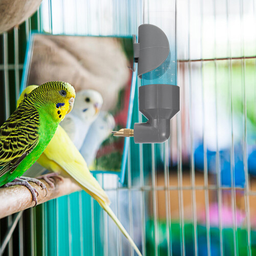 2Pièces Distributeur D'eau Oiseaux En PVC Facile À Installer 2