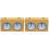 2Pcs Compact Mechanical Chess Timing Device Light Yellow for Game Use 3