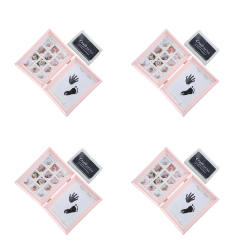4Pièces Photo Bébé Rose Durable Pour Souvenirs De Croissance