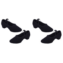 2Paires Chaussures De Ballet Semelle Anti-Dérapante Talon Bas