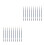 4Sets Manicure Pens Multi Color PVC Handle Nail Art Drawing Tools 6