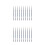 4Sets Manicure Pens Multi Color PVC Handle Nail Art Drawing Tools 7