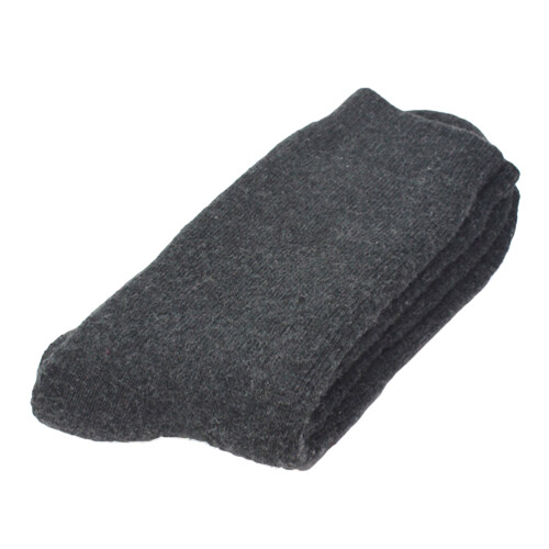 2Pcs Men Socks Dark Grey Thick Thermal Ankle Floor Sleep Bed Socks 1