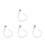 4Pièces Kit Drain Flexible En Antifuite Pour 5