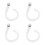 4Pièces Kit Drain Flexible En Antifuite Pour 6
